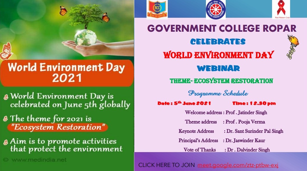 World Environment Day 5 June 2021
